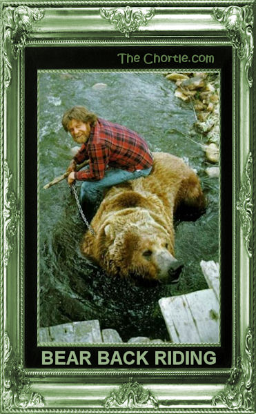 Bear back riding