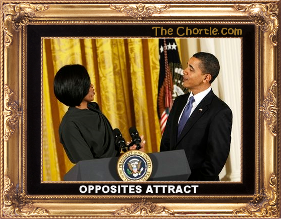 Opposites attract